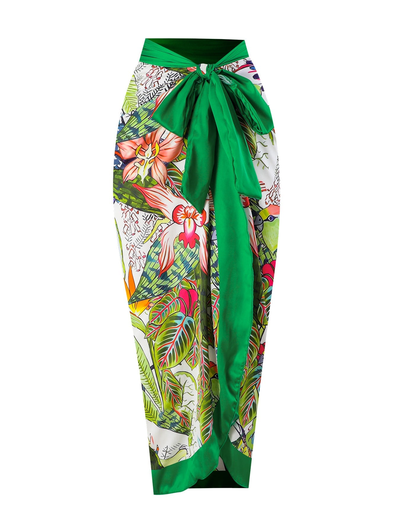 One Piece Printed Skirt Conservative Swimwear Two Piece Women Swimsuit