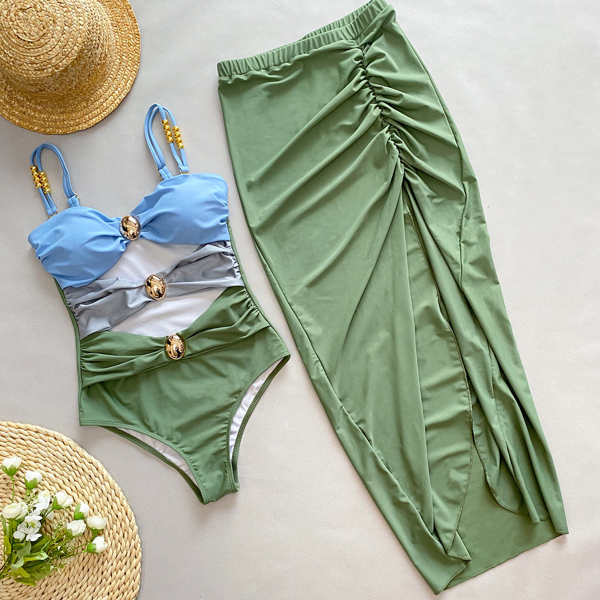 One Piece Swimsuit Bikini Women Sexy Swimsuit Set for Women