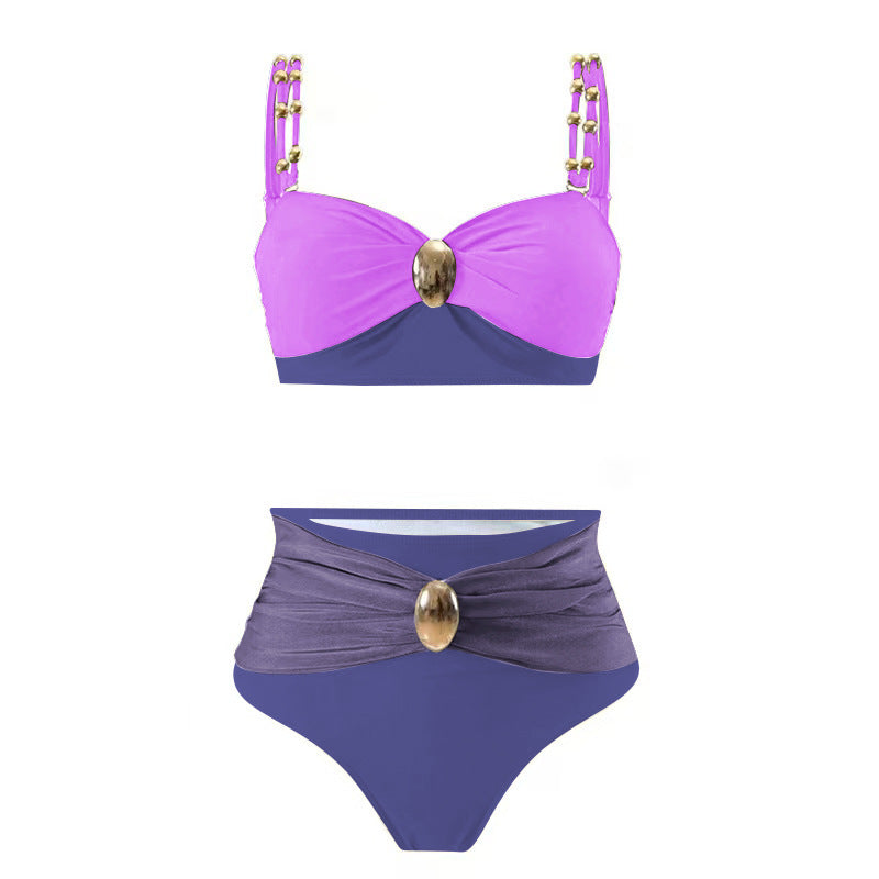 Bikini Three Piece Sets How Many Sexy Swimsuit Women Split Solid Color Swimsuit