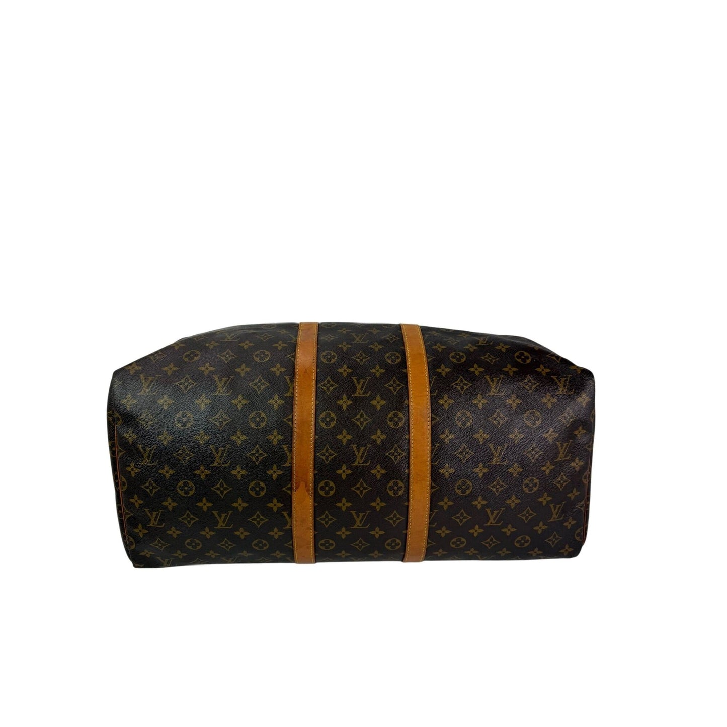 Louis Vuitton Keepall 55 Monogram Canvas Duffle Bag Luggage