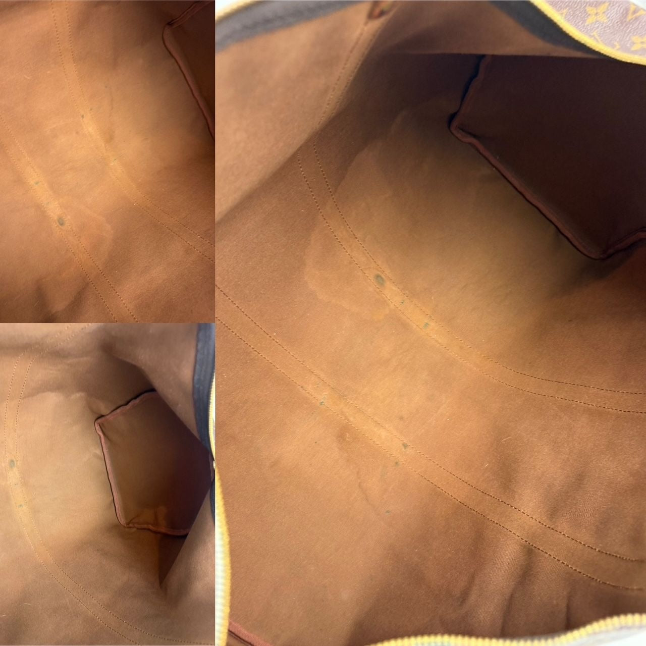 Louis Vuitton Keepall 55 Monogram Canvas Duffle Bag Luggage