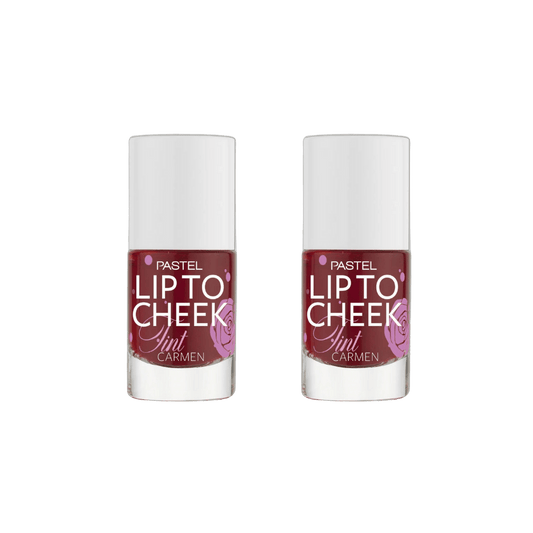 Pastel Lip To Cheek Tint Carmen Lipstick And Blush - Pink -2 Pack