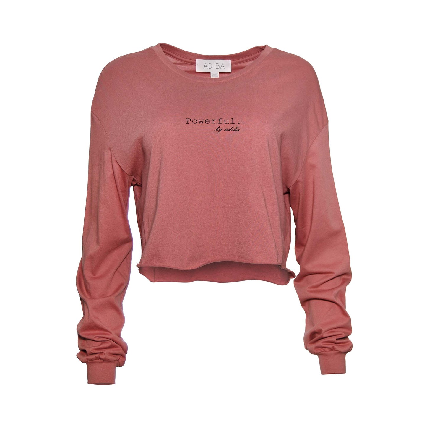 Powerful Mauve Cropped Top