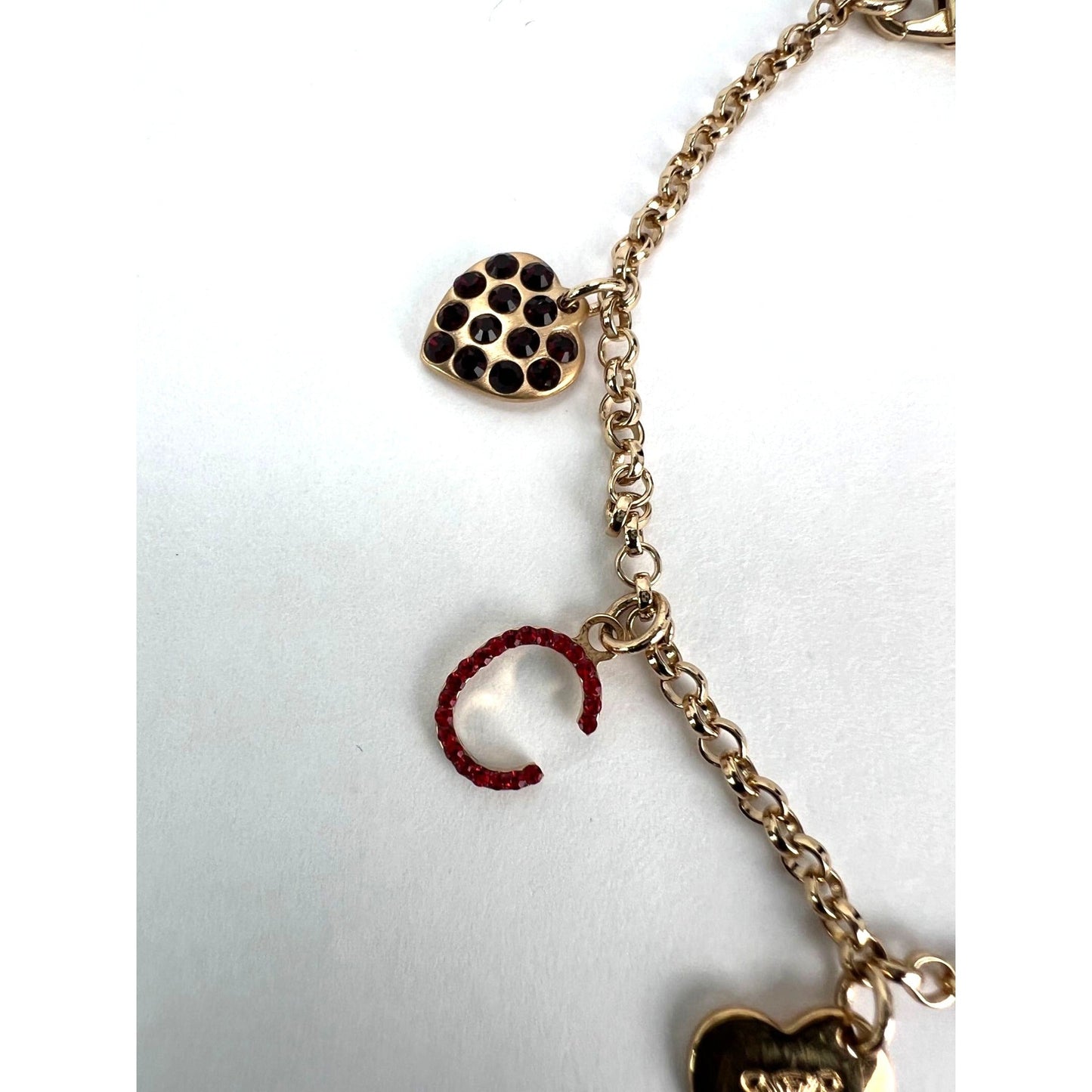Celine Triomphe Gold metal Charm Bracelet