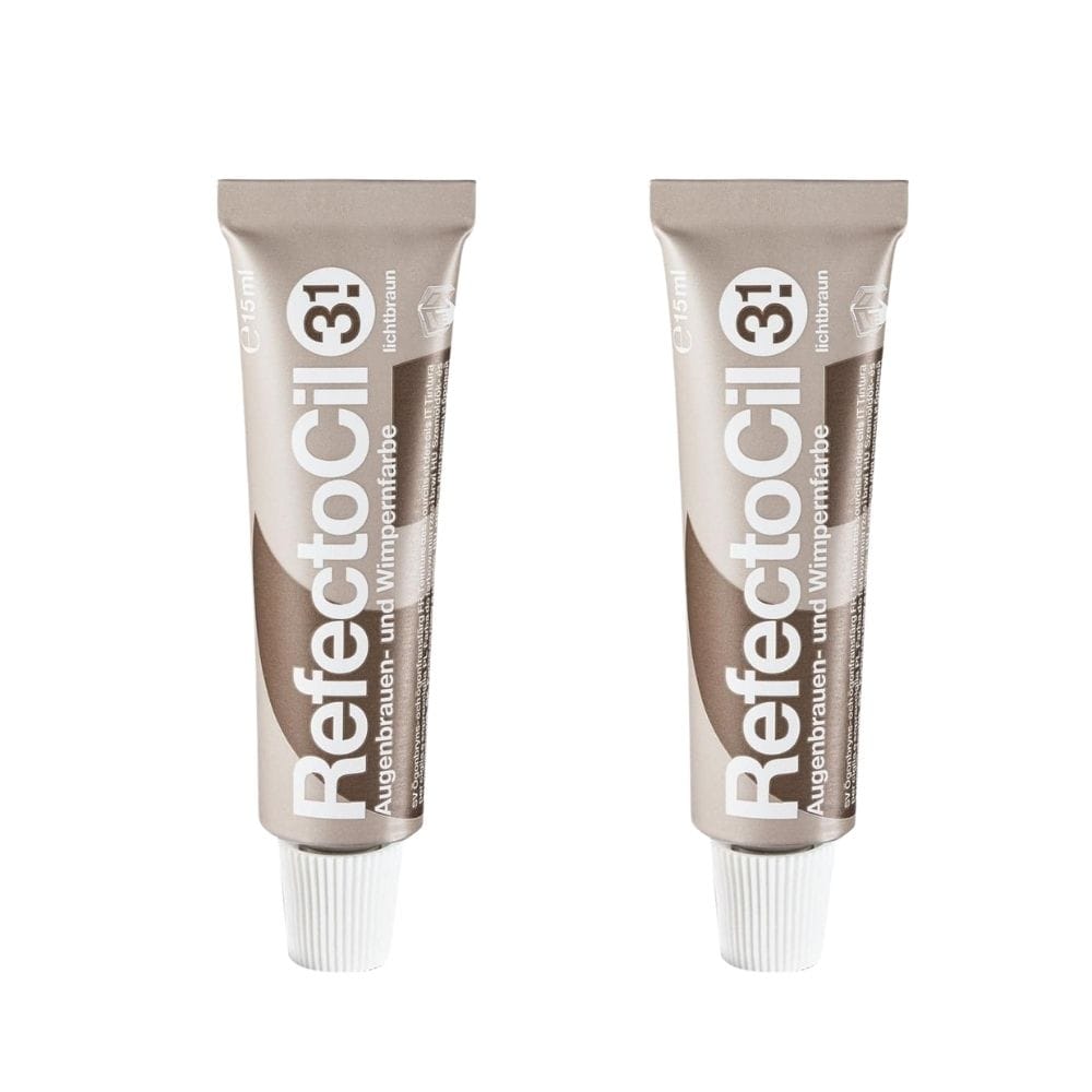 RefectoCil Eyebrow and Eyelash Dye No:3.1 Light Brown 15 ml 2 Pack