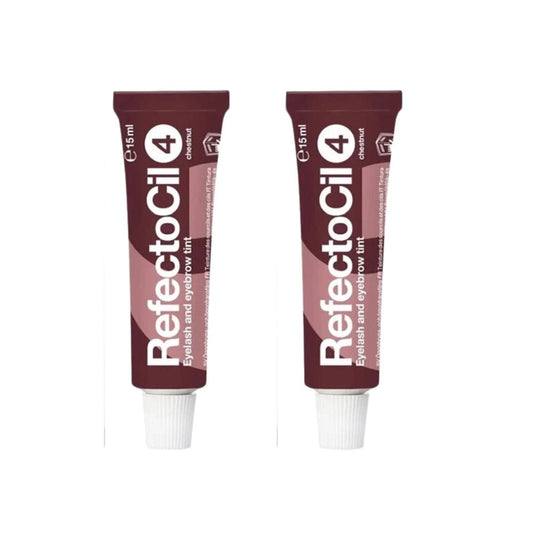 RefectoCil Eyebrow and Eyelash Dye No:4 Chestnut 15 ml 2 Pack
