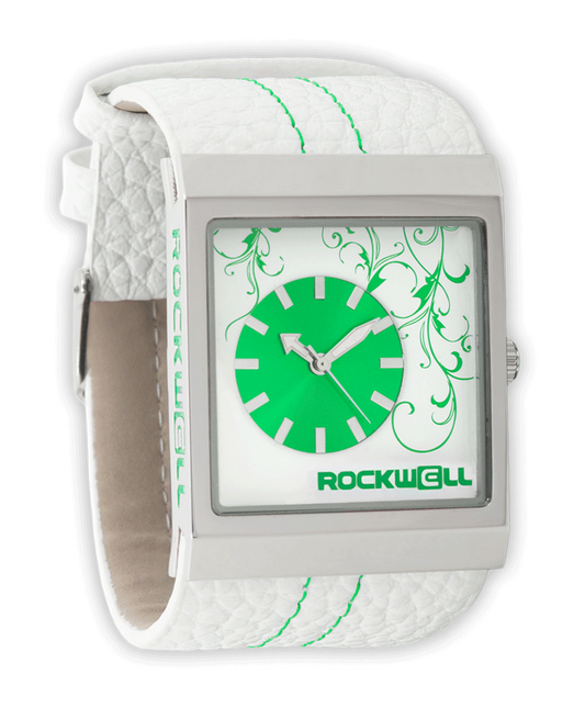 Mercedes (White/Green) Watch