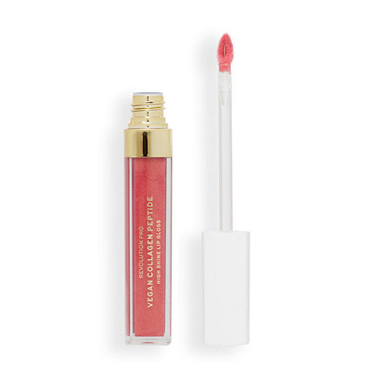 Gloss à lèvres haute brillance Revolution Pro Vegan Collagen Peptide - Bombshell