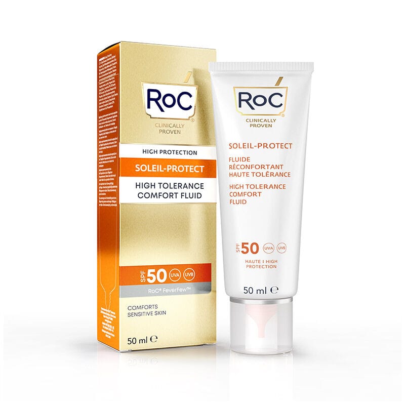 Roc Soleil - Crème solaire visage Protect Peaux sensibles Spf 50+ 50 ml