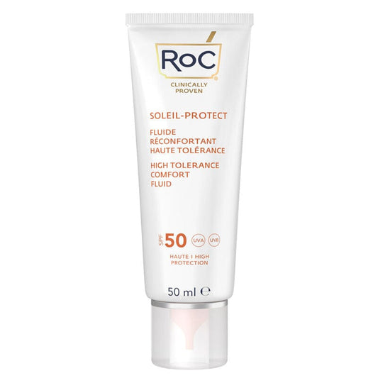 Roc Soleil - Crème solaire visage Protect Peaux sensibles Spf 50+ 50 ml