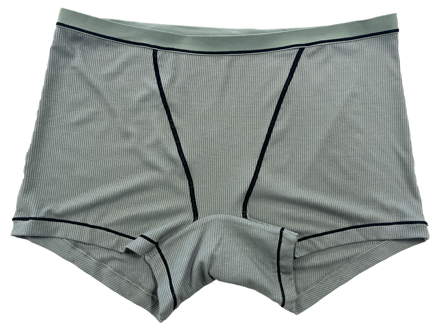 Modal Short with Contrast Stitching, 1X-2X - Last Chance!