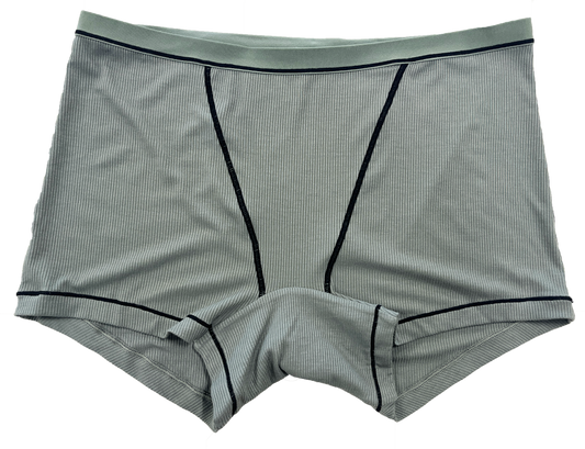 Modal Short with Contrast Stitching, 1X-2X - Last Chance!