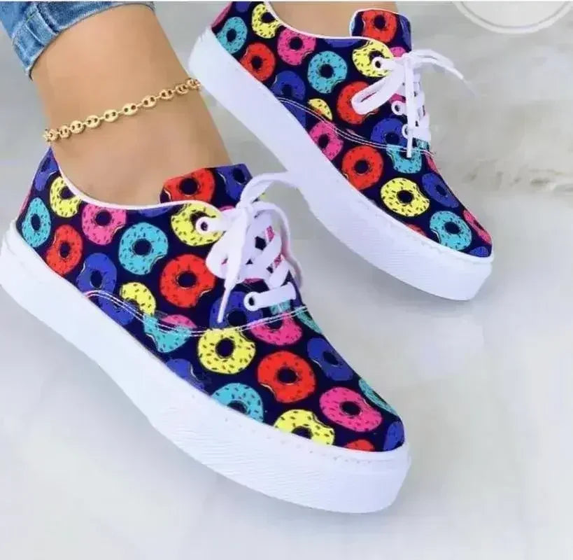 2022 Graffiti Sneakers - Women's Urban Trainers | Femstylo