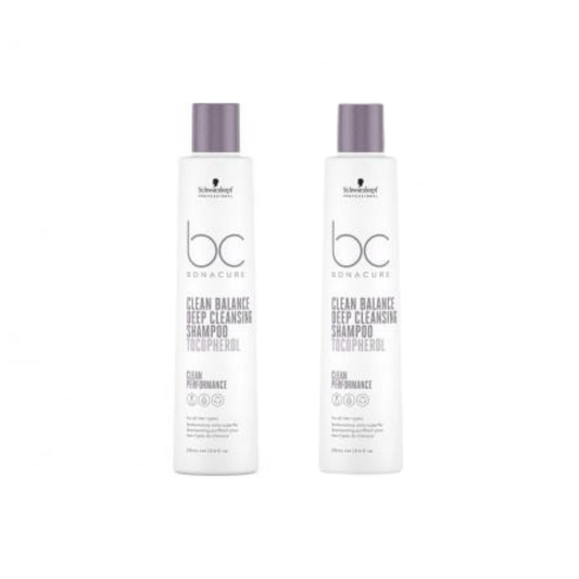 Schwarzkopf Bonacure Bc Clean Balancing Deep Cleansing Shampoo 250 ml 2 Pack