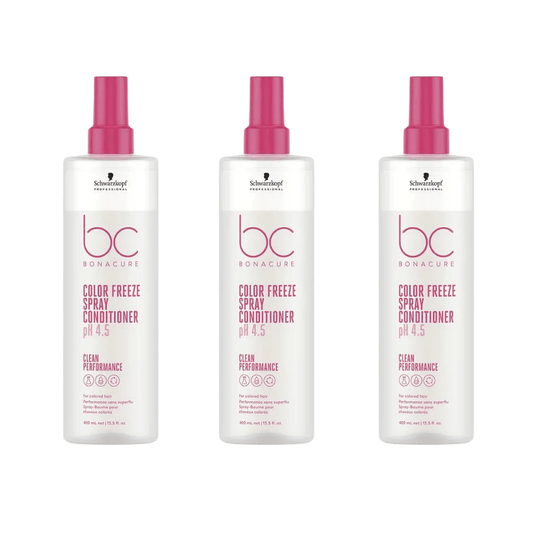 Schwarzkopf Bonacure BC Clean Color Spray Après-shampoing protecteur 400 ml, lot de 3