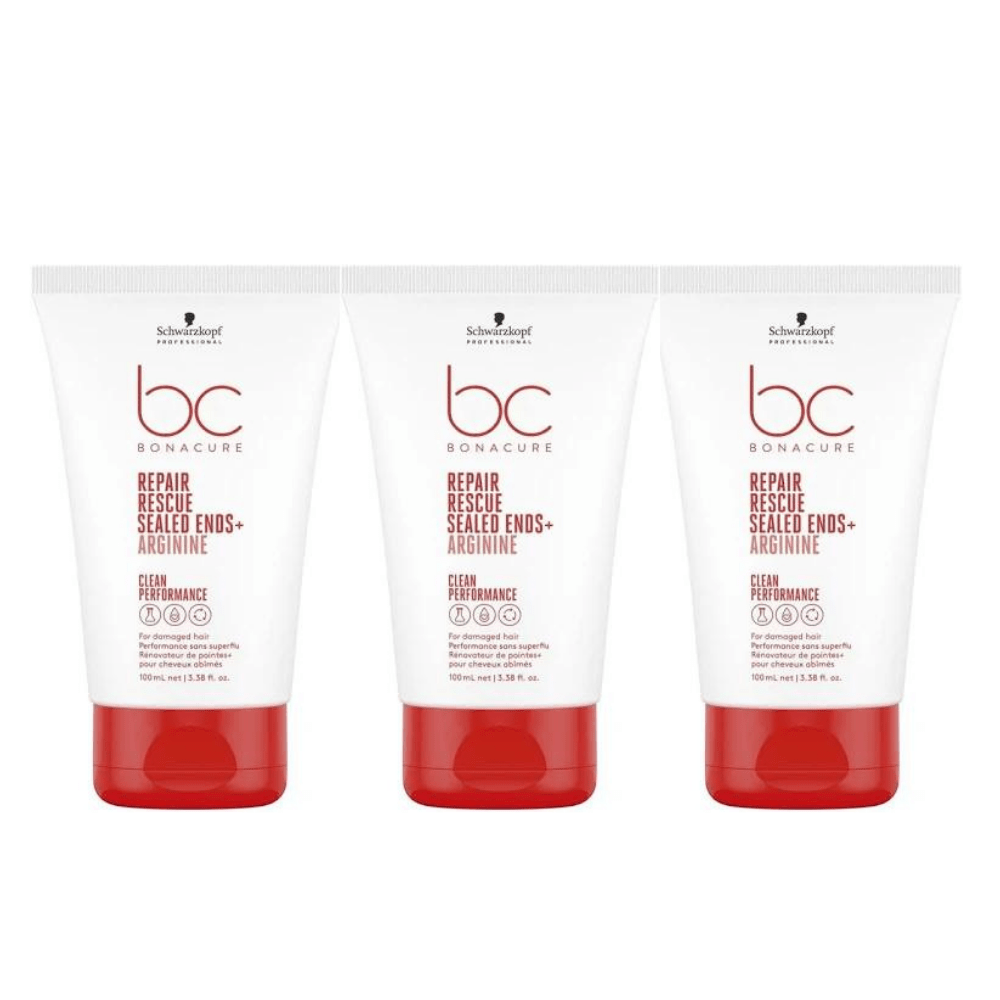 Schwarzkopf Bonacure Bc Clean Emergency Rescue Split End Prevention Serum+ 100 ml 3 Pack