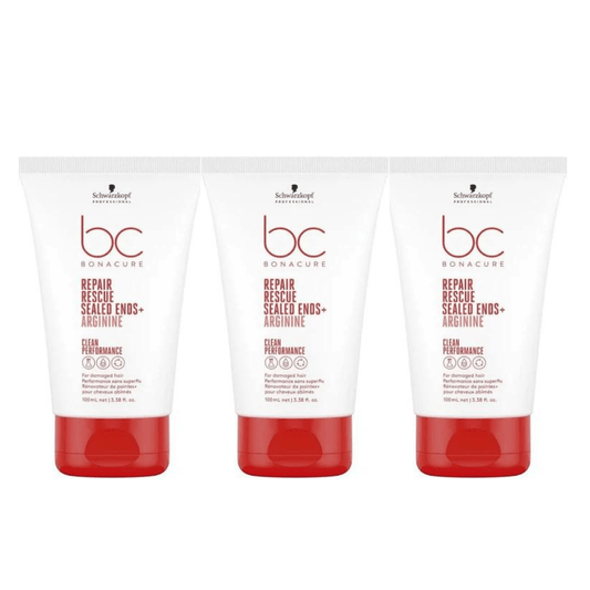 Schwarzkopf Bonacure Bc Clean Emergency Rescue Split End Prevention Serum+ 100 ml 3 Pack