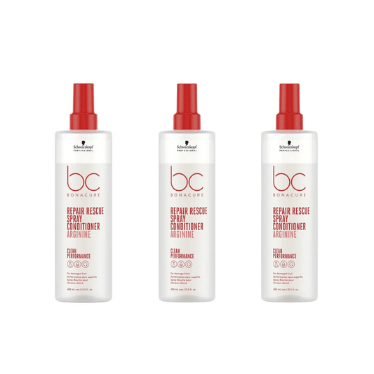 Schwarzkopf Bonacure Bc Clean Emergency Rescue Spray Conditioner 400 ml 3 Pack