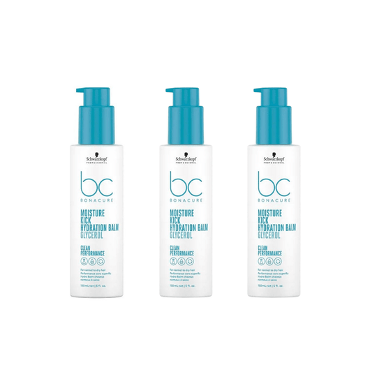 Schwarzkopf Bonacure Bc Clean Moisture Restore Moisturizing Balm 150 ml 3 Pack
