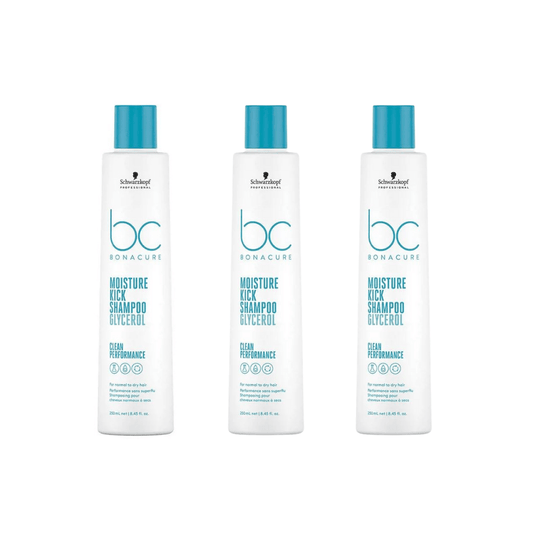 Schwarzkopf Bonacure Bc Clean Moisture Restoring Shampoo 250 ml 3 Pack