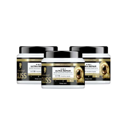 Schwarzkopf Gliss Hair Mask Ultimate Repair 400 ml 3 Pack