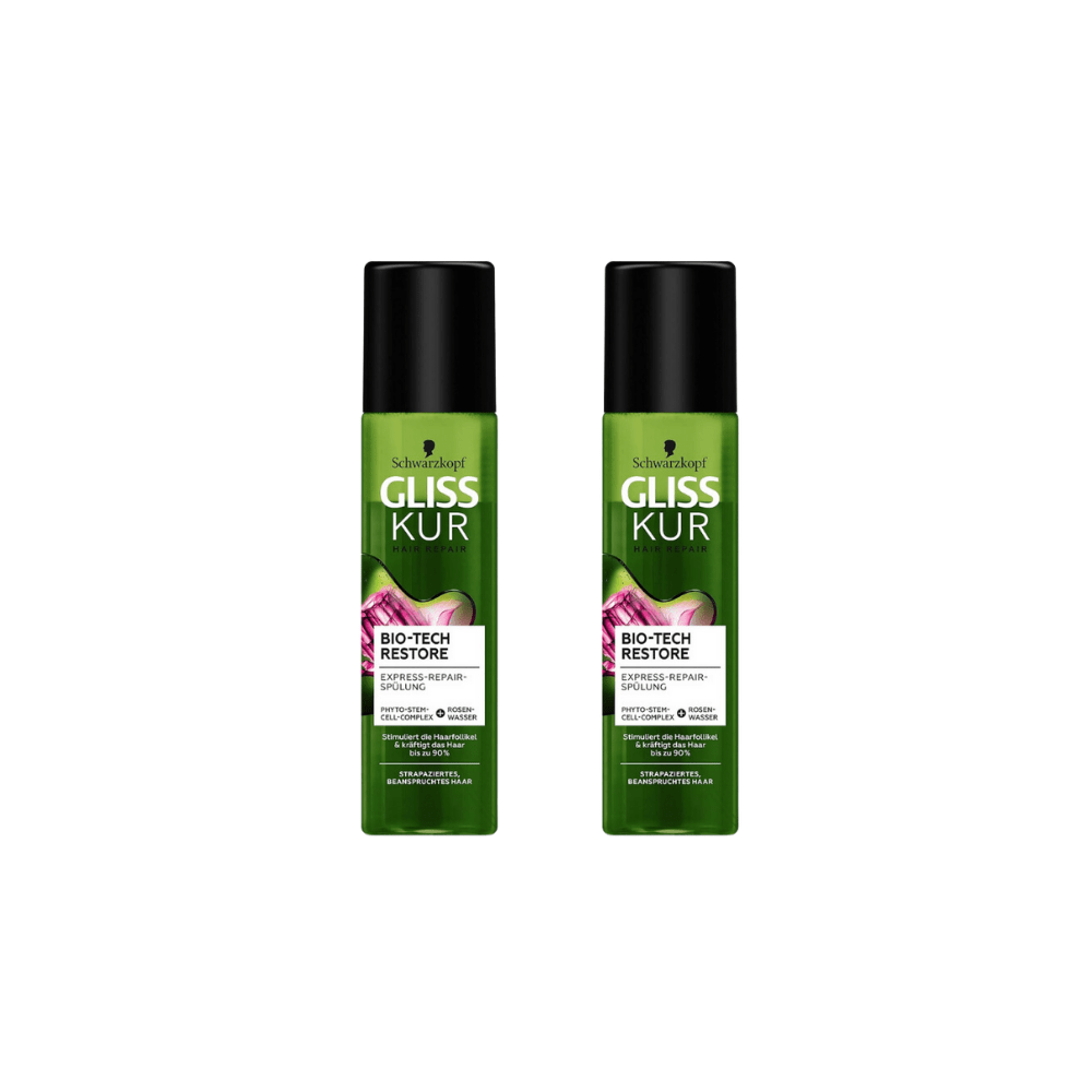 Schwarzkopf Gliss Liquid Conditioner Bio-tech 200 ml 2 Pack