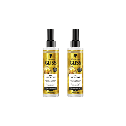 Schwarzkopf Gliss Oil Nutritive Liquid Hair Conditioner 200 ml 2 Pack