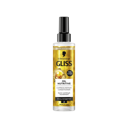 Après-shampoing liquide Schwarzkopf Gliss Oil Nutritive 200 ml