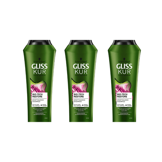 Schwarzkopf Gliss Shampoo Bio-tech 360 ml 3 Pack