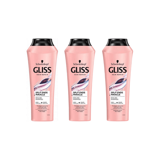 Schwarzkopf Gliss Split Hair Miracle Shampoo 360 ml 3 Pack
