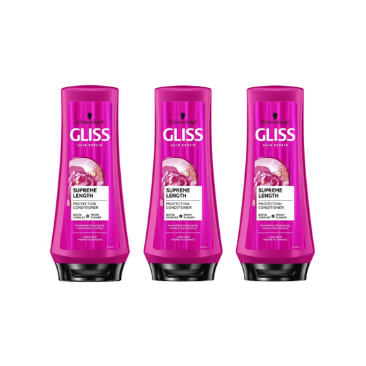 Schwarzkopf Gliss Supreme Lenght Conditioner 360 ml 3 Pack