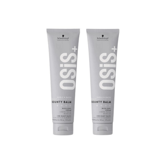 Schwarzkopf Osis Bounty Balm Intensive Curl Cream 150ml | Natural Curl, Easy Combing and Soft Hair 2 Pack