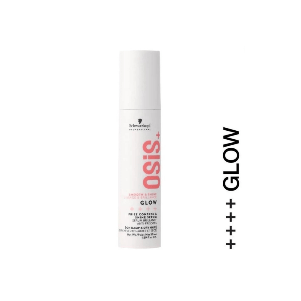 Schwarzkopf Osis Glow Anti-Frizz Shine Serum 50ml | Hair Weightless Silicone Free