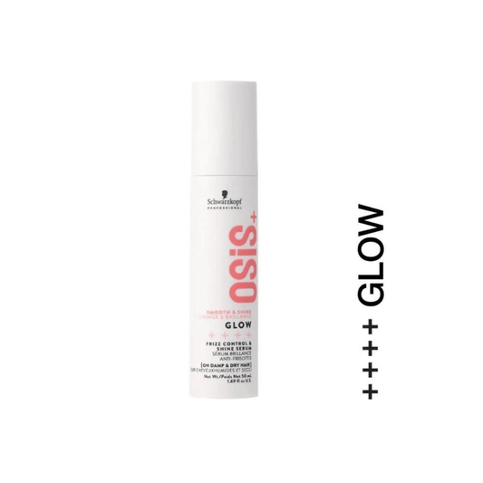 Schwarzkopf Osis Glow Anti-Frizz Shine Serum 50ml | Hair Weightless Silicone Free