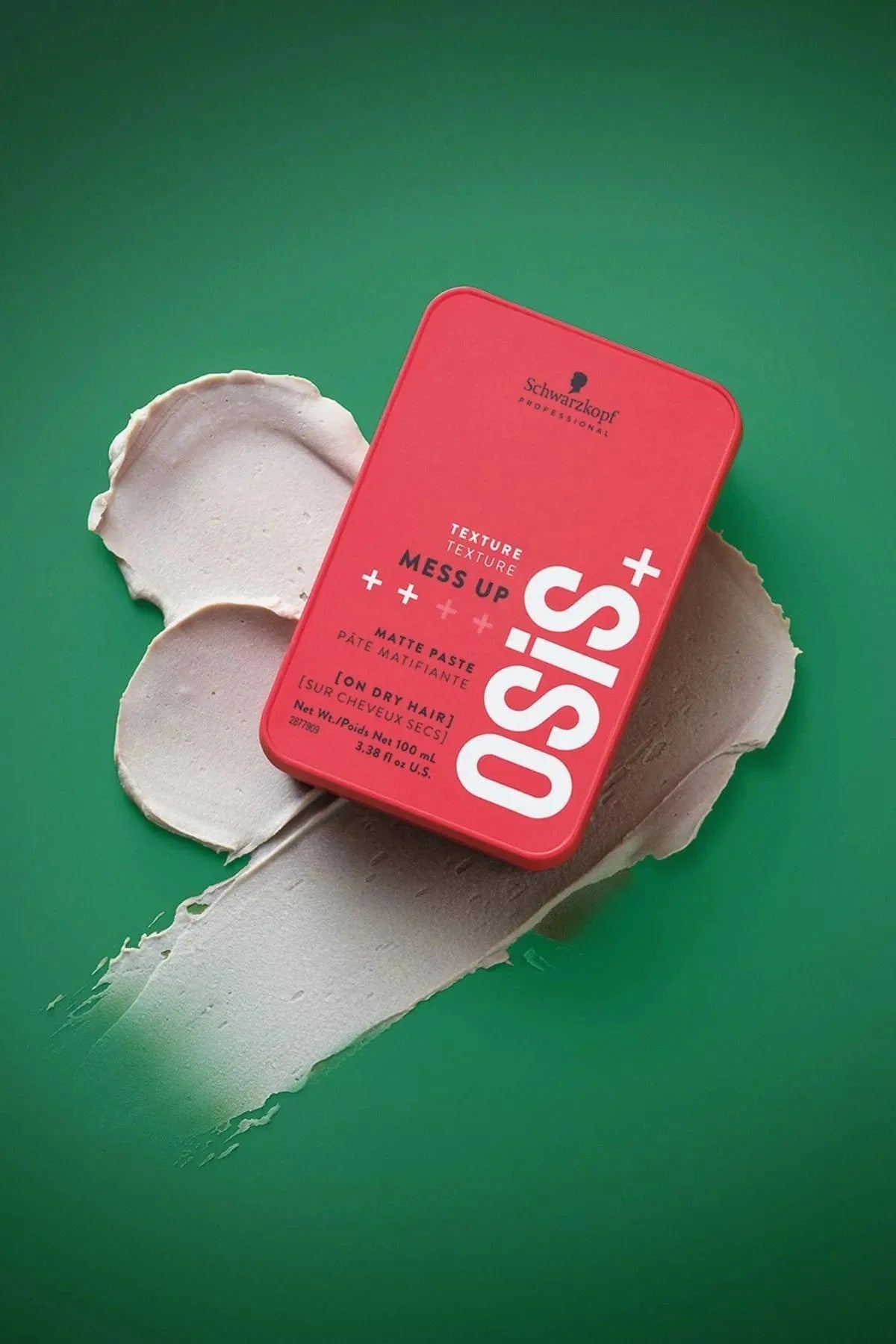 Schwarzkopf Osis Mess Up Matte Styling Gum Paste 100ml | Medium Hold Matte Look Easy Shape Flexible Wax 3 Pack