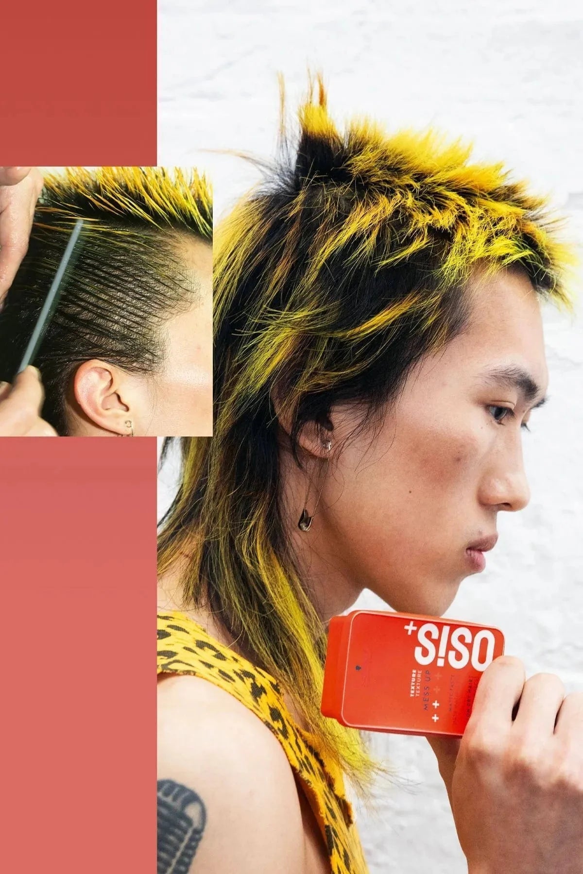 Schwarzkopf Osis Mess Up Matte Styling Gum Paste 100ml | Medium Hold Matte Look Easy Shape Flexible Wax 3 Pack