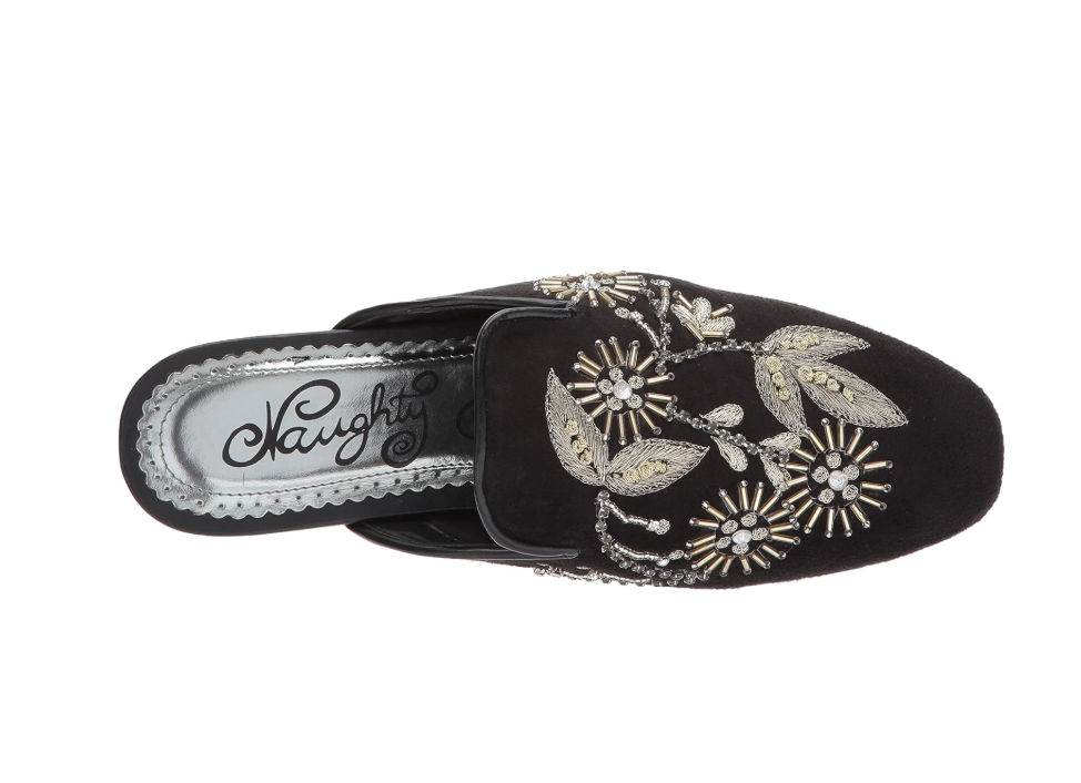 Floral Island Flats in Black