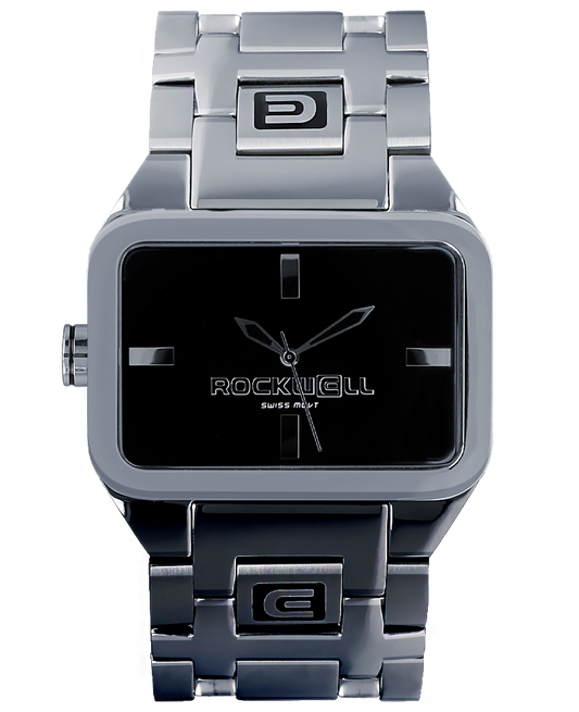 Duel Time (Silver/Black) Watch
