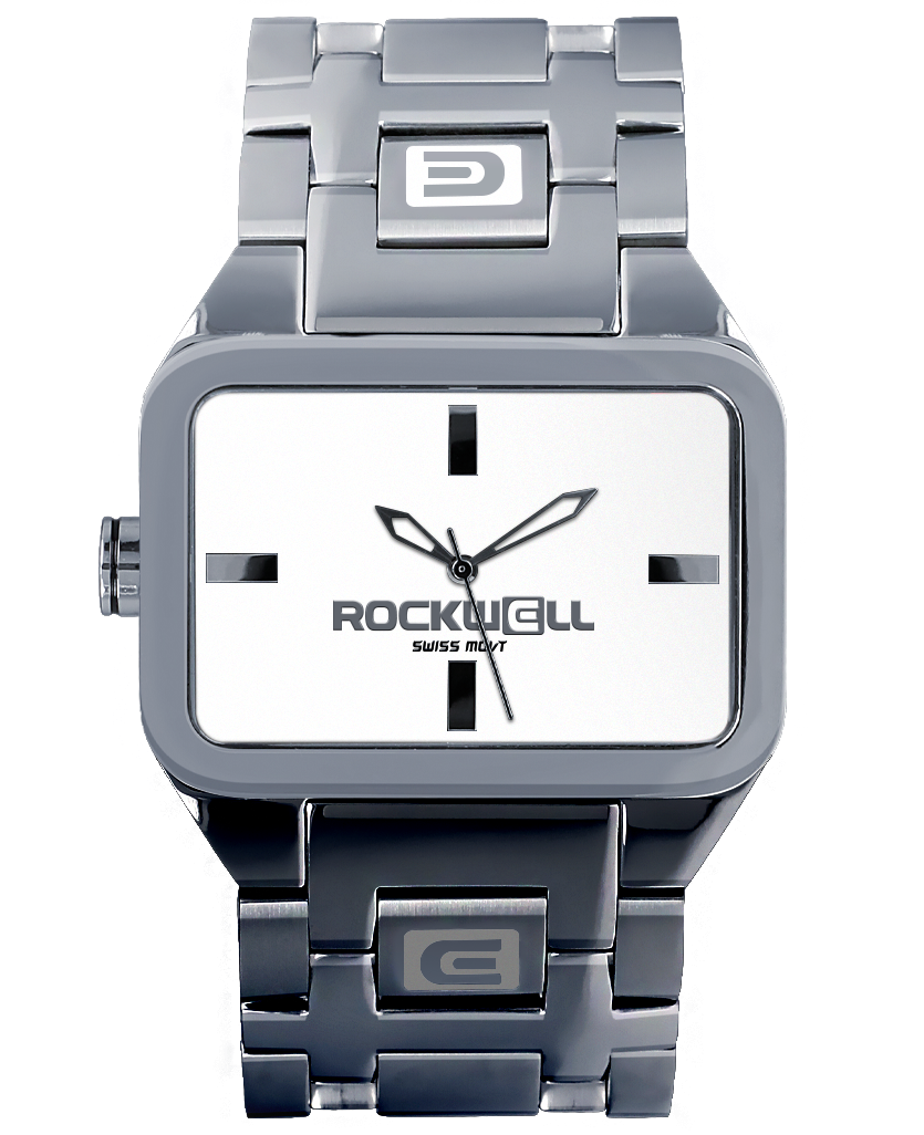 Duel Time (Silver/White) Watch
