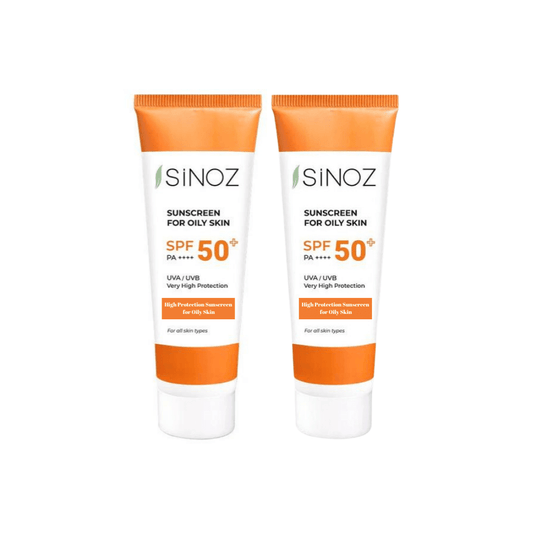 Sinoz Brightening Sunscreen For Oily Skin Spf50 50 ml 2 Pack