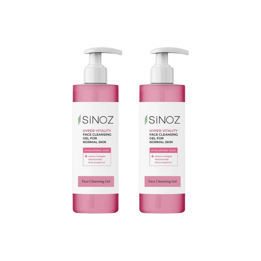 Sinoz Hyper Vitality Normal Skin Face Cleansing Gel 400 ml 2 Pack
