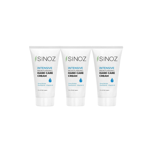 Sinoz Crème hydratante intensive pour les mains 50 ml, lot de 3