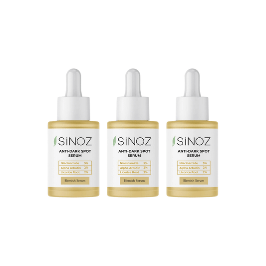 Sérum de soin Sinoz pour les taches brunes et les cicatrices d'acné, 30 ml, lot de 3