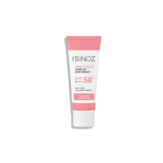 Sinoz Spf50+ Tone Equalizer Pa++++ Crème solaire rose 50 ml