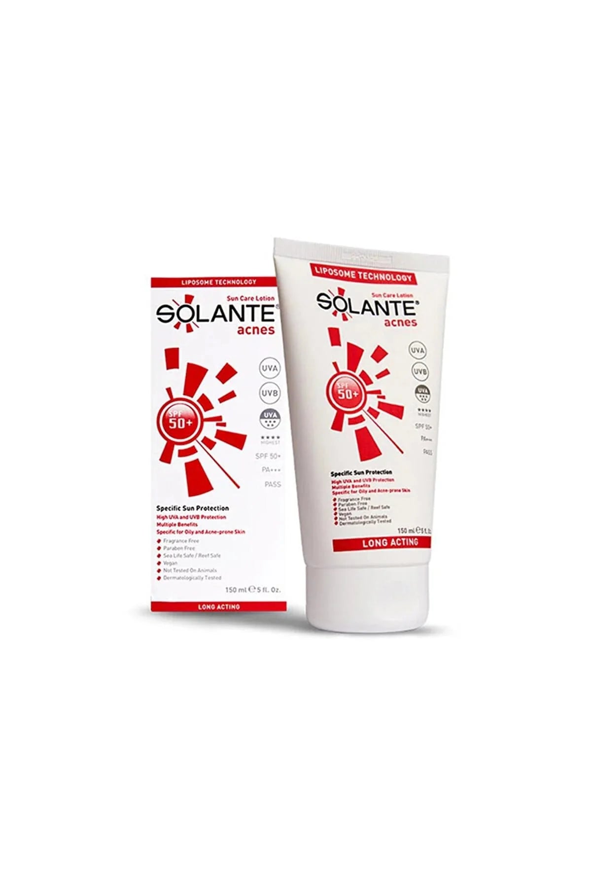 Solante Acnes Sun Care Lotion SPF 50+ 150 ml