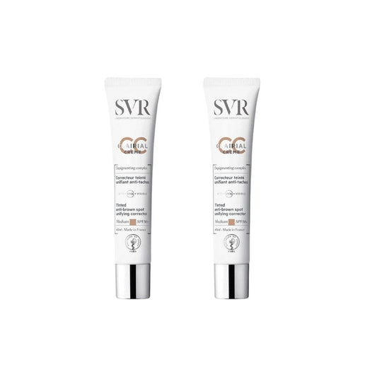 Svr Clairial CC Creme Spf50 Medium 40ml 2 Pack