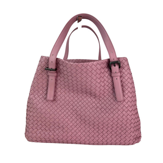 Bottega Venetta Nappa Intrecciato Large Seamless Rose Pink tote Bag