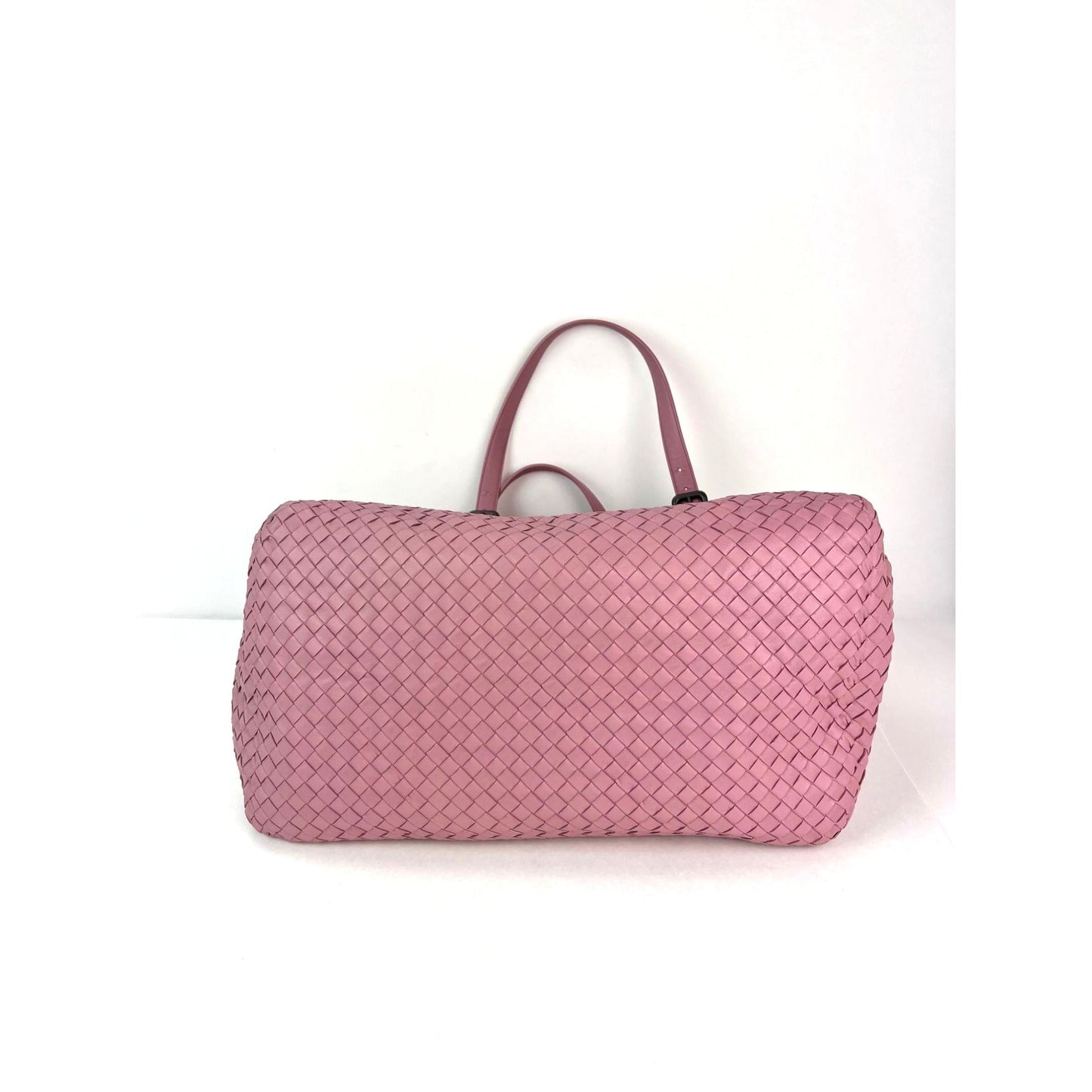 Bottega Venetta Nappa Intrecciato Large Seamless Rose Pink tote Bag