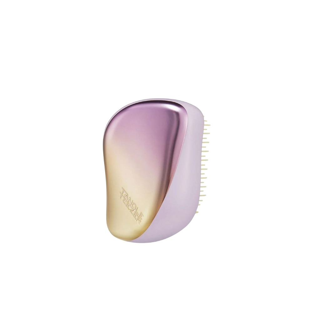 Tangle Teezer Compact Styler Lilac Yellow Chrome Hair Brush
