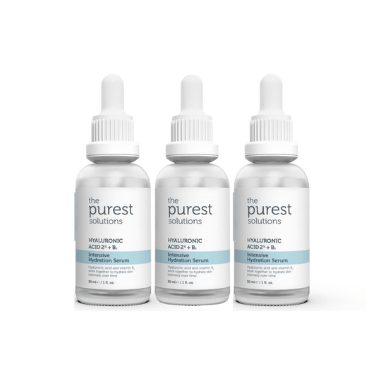 The Purest Solutions Intensive Moisturizing Treatment Serum for All Skin Types 30ml 3 Pack